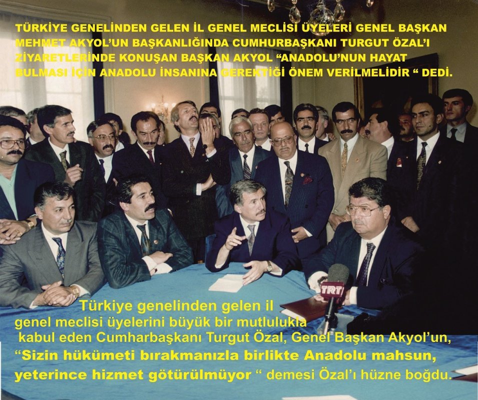 RAHMETLİ ÖZAL ÇOK ÖZEL BİR İNSAN, İYİ BİR DEVLET ADAMI VE İYİ BİR BİLGE KİŞİ İDİ