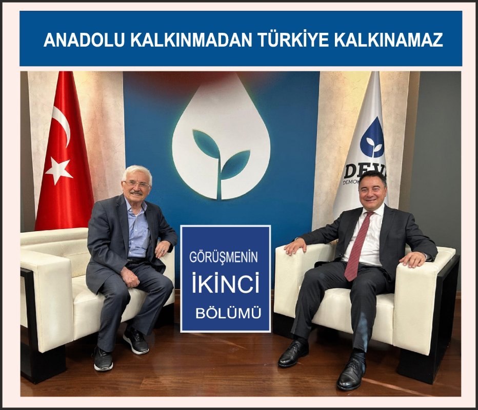 Mehmet Akyol'un Ali Babacan ile görüşmesinin 2.bölümünü sunuyoruz,