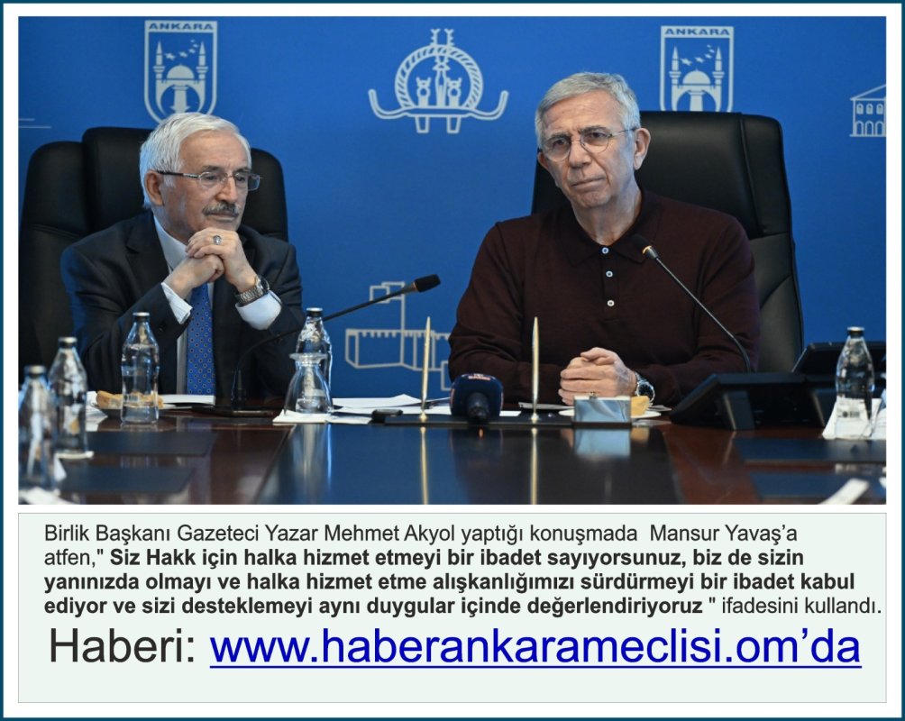 Gazeteci Yazar Mehmet Akyol Mansur Yavaş'a karşı duygusal konuştu