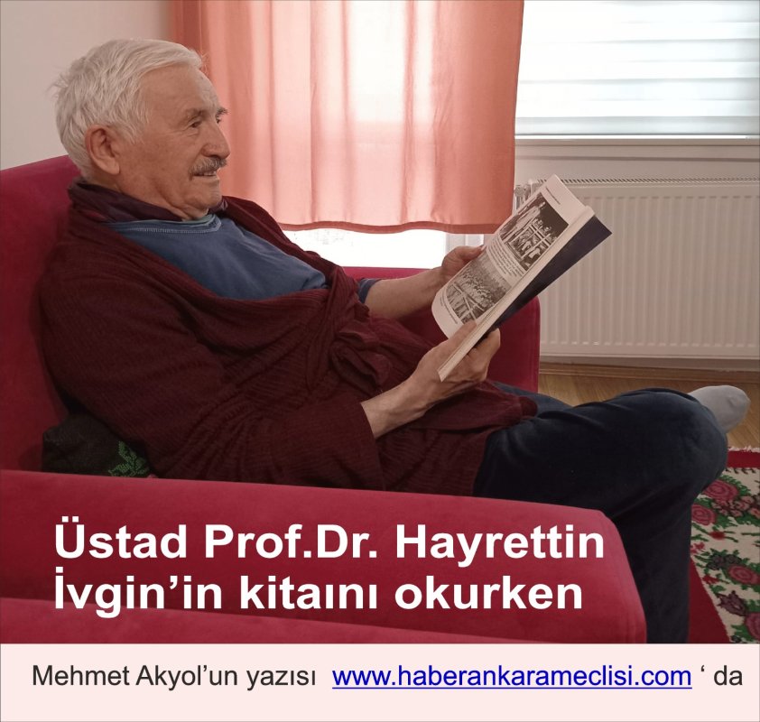 Okuduğumun ispatıdır Hocam